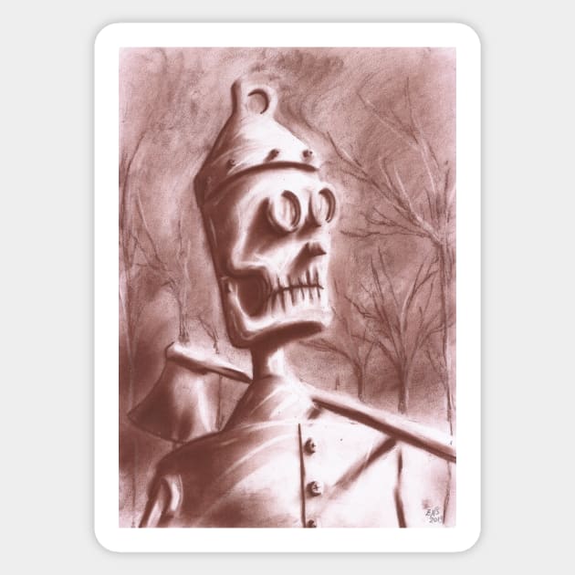 Tin Man Sticker by EderArt